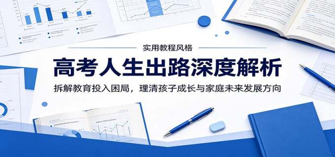 高考人生出路深度解析：拆解教育投入困局，理清孩子成长与家庭未来发展方向
