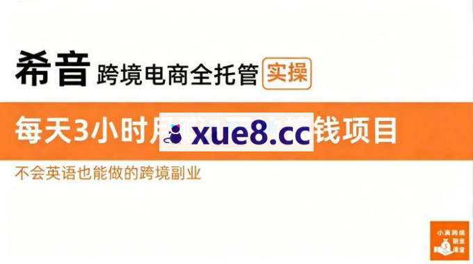 小满《希音跨境电商全托管实操》