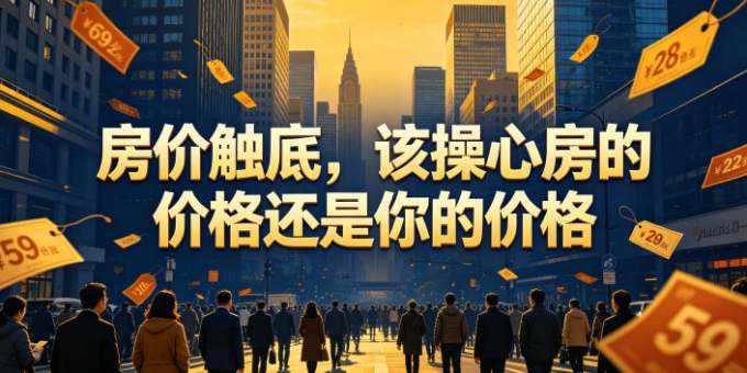 付费文章：房价触底，该操心房的价格还是你的价格