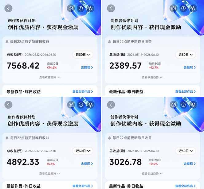 抖音伙伴计划最新玩法,无需配音剪辑,10分钟出一条原创视频,轻松日入三位数