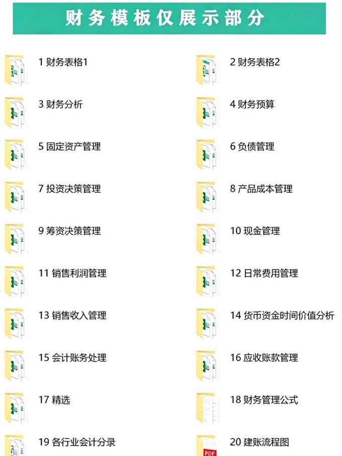 自费购买素材合集!超全Excel常用模版系列,分类清晰,共9000+套excel模型合集+个人简历素材