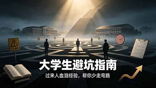 付费文章：大学生避坑指南 ，过来人血泪经验，帮你少走弯路