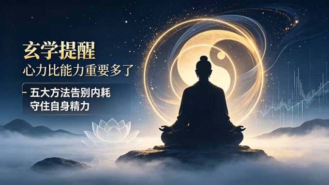 付费文章:玄学提醒-心力比能力重要多了,五大方法告别内耗守住自身精力