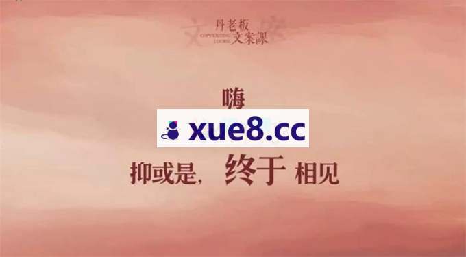丹老板《私域朋友圈文案7.0实战课》