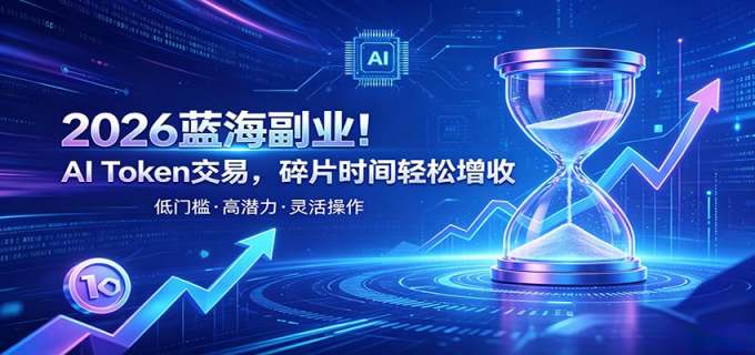 AI Token算力赛道！普通人可入局的数字副业，零门槛快速起步