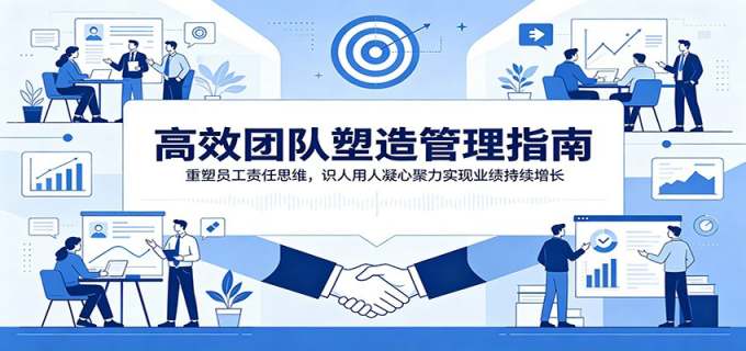 高效团队塑造管理指南：重塑员工责任思维，识人用人凝心聚力实现业绩持续增长