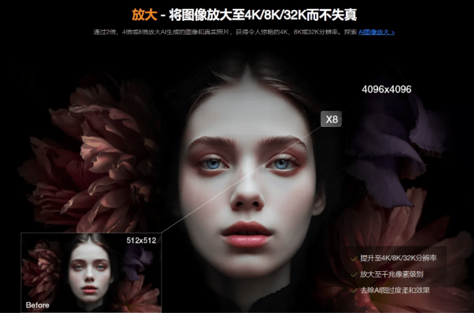 Win/Mac双端支持!最新永久终身版,支持老照片修复,图片变清晰无损放大工具,Aiarty Image Enhancer