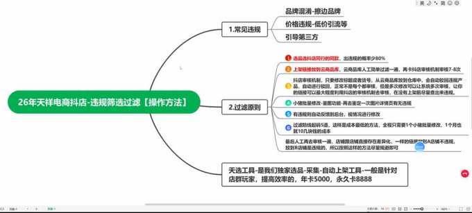 2026抖店运营新课|8月更新|不动销起店+商品卡爆发|达人玩法+店群批量复制|轻松玩转抖音小店全域流量