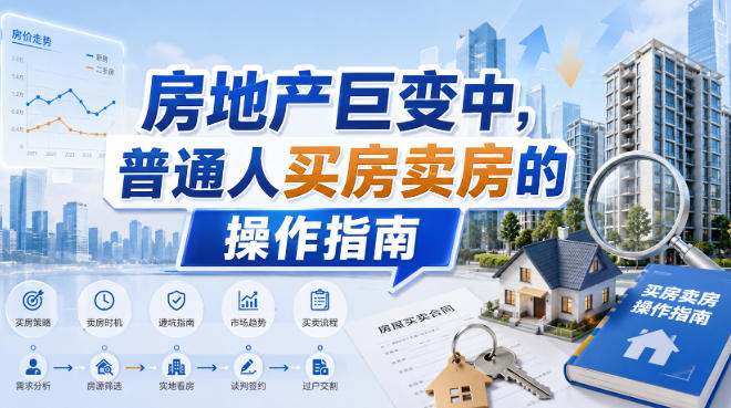 付费文章:房地产巨变中,普通人买房卖房的操作指南【上篇+下篇】