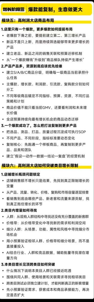 天猫淘宝高利润经营增长班杭州线下课31期8月22-24日,做大销售额做高利润率,三天学透淘宝天猫经营增长