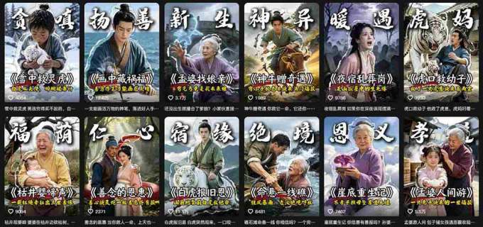 抖音AI民间故事账号实战!67W粉丝博主拆解起号、文案、画面与剪辑,分享伙伴计划及广告变现路径,月入10000+