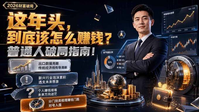 付费文章:这年头,到底该怎么赚钱?普通人破局指南!
