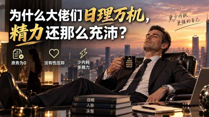 付费文章:为什么大佬们日理万机,精力还那么充沛?