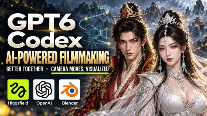 GPT-6 Astra×Codex高智能制作视频！联手Higgsfield，运镜可视化实战