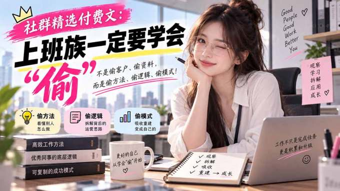社群精选付费文:上班族一定要学会“偷“