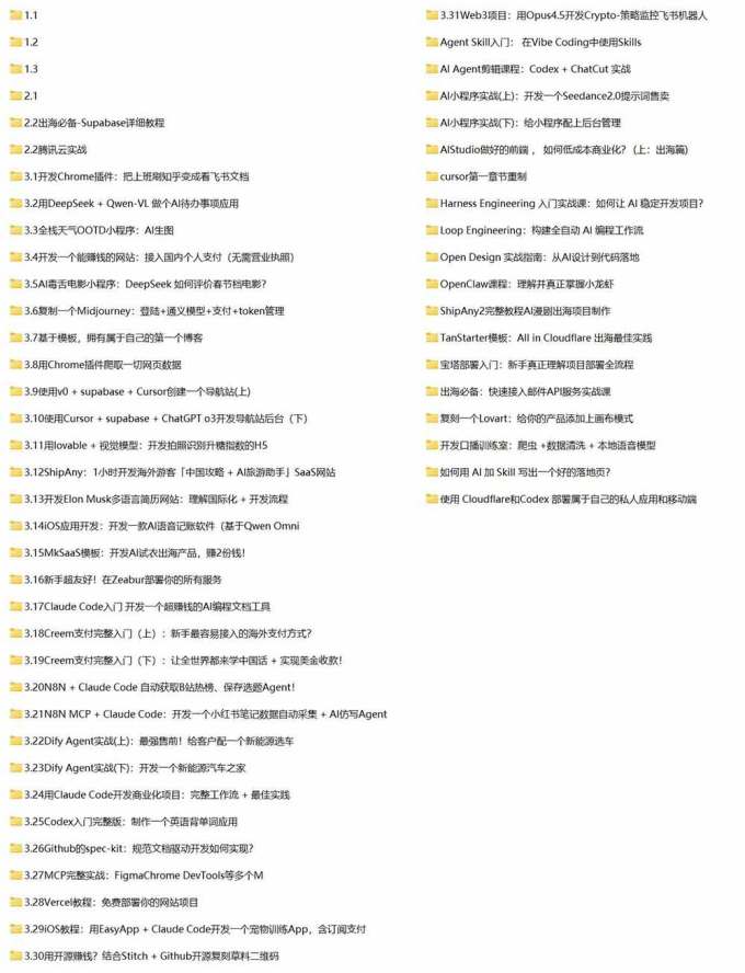 Vibe Coding AI编程实战课-无水印:掌握Cursor、Claude Code与Codex,从产品设计到部署上线,做一个超赚钱的AI项目