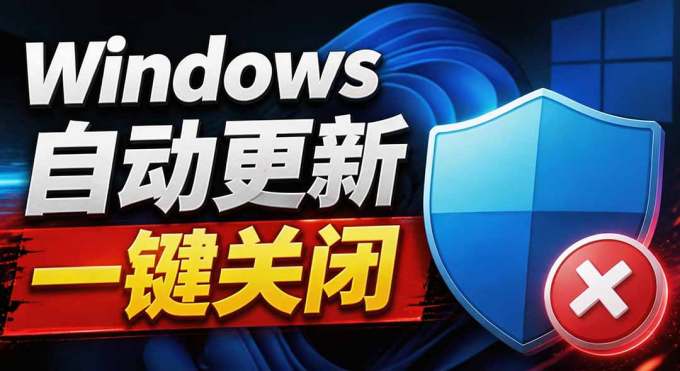 Windows7/10/11系统禁止更新工具来了!仅400KB,一键禁止系统更新和恢复更新,小巧好用