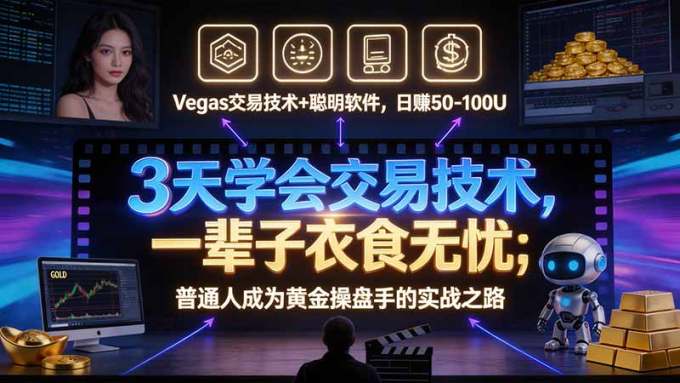 3 天学会 "顺势而为交易系统"，趋势看得懂、下单有依据：软件自动帮你盯盘，新手也能稳定复利